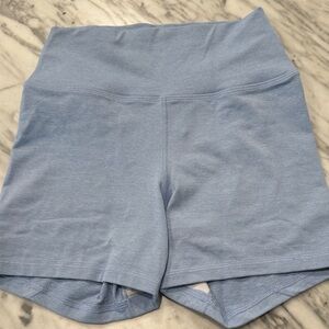 Fleo High Waist Women's Shorts in Soft Blue